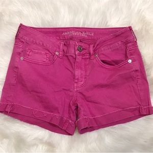 AE • Denim Shorts • Pink, size 8